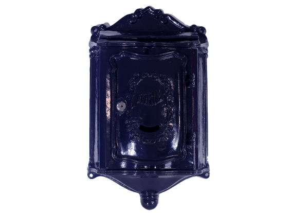 Nostalgische Brievenbus blauw